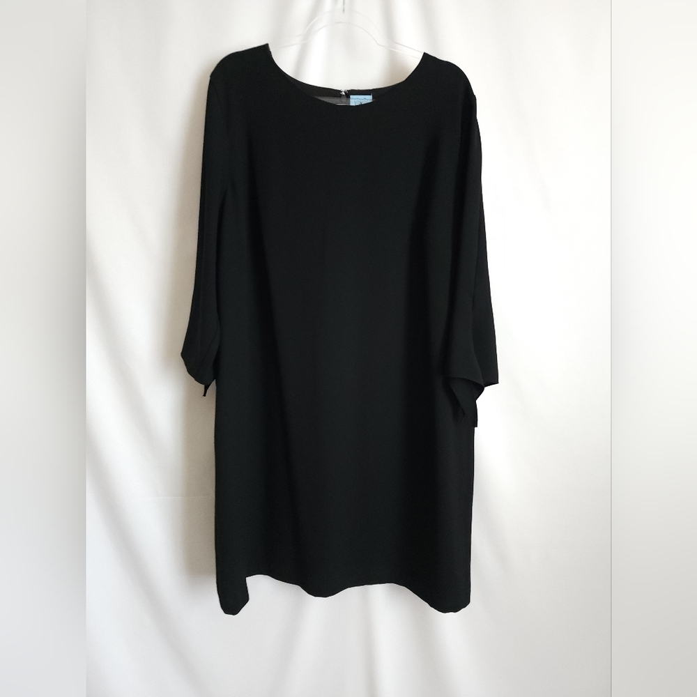 CeCe Plus Size Black Sheath Dress